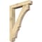 Ekena Millwork Balboa Craftsman Rough Sawn Bracket w/ Offset Brace, Douglas Fir, 6"W x 32"D x 44"H BKT0604X32X44BOA04RDF - alternate 1